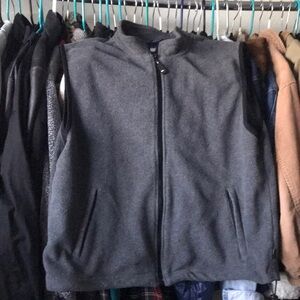 Vintage 90s Tommy Hilfiger Gray Fleece Vest